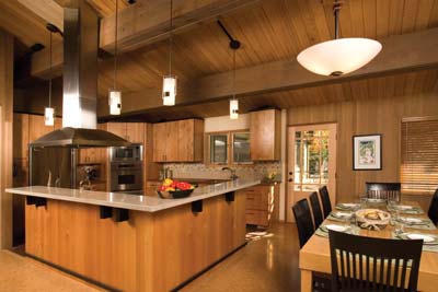 Neil Kelly Cabinets' Natural Collection features Forest Stewardship Council-certified SmartWood with low-VOC finishes.